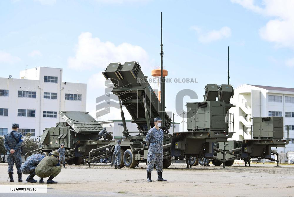 PAC-3 interceptor drill by Japan ASDF