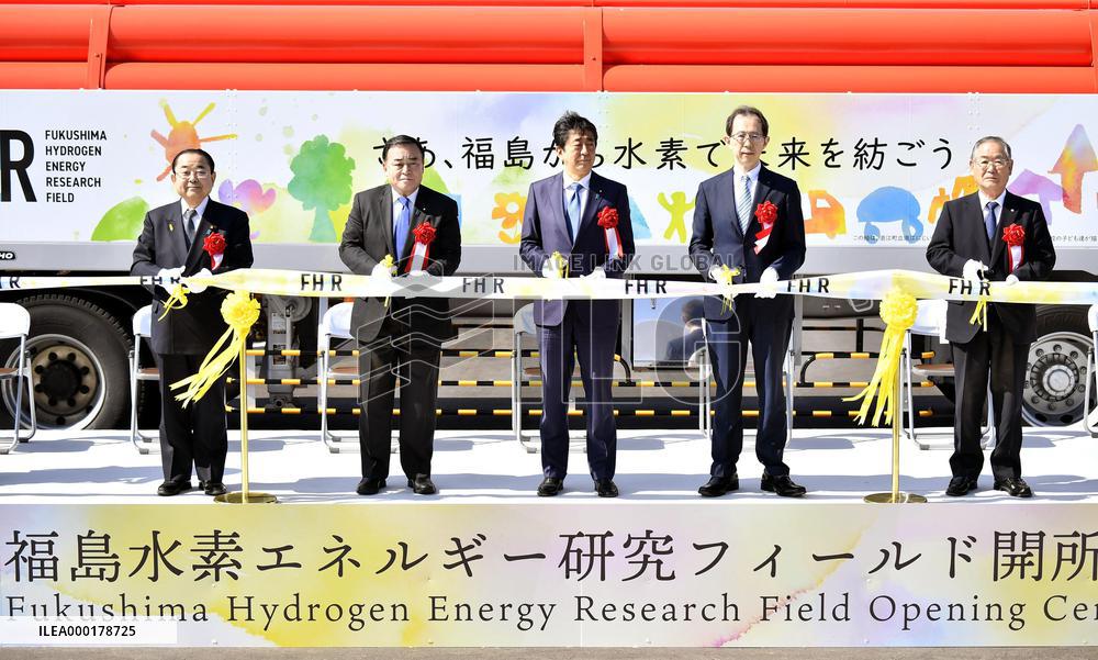 Abe in Fukushima ahead of quake-tsunami anniversary