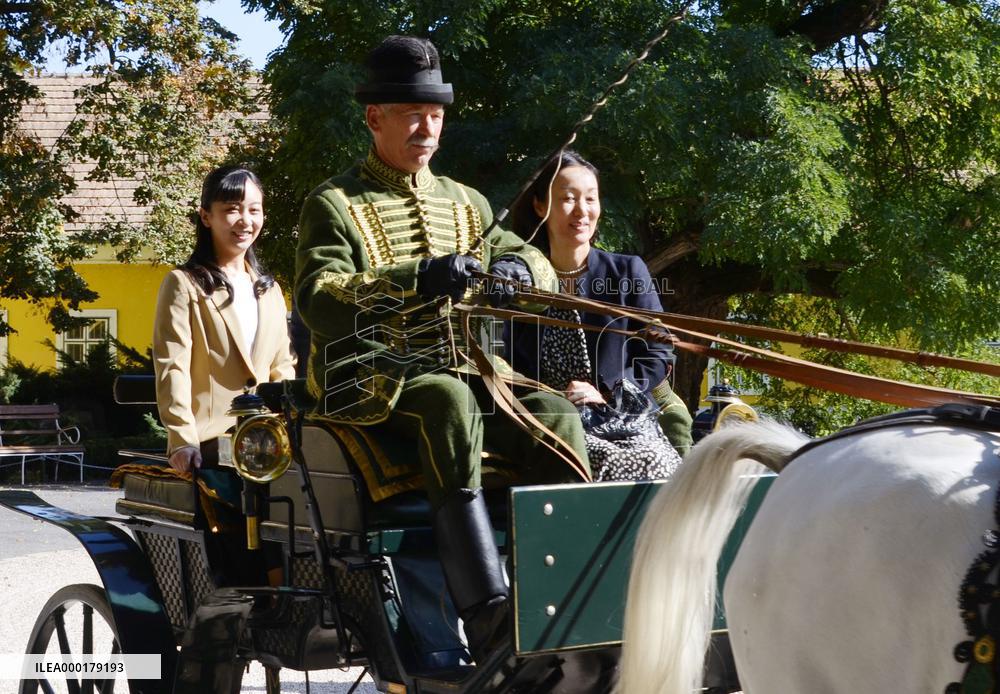 Japan's Princess Kako in Hungary
