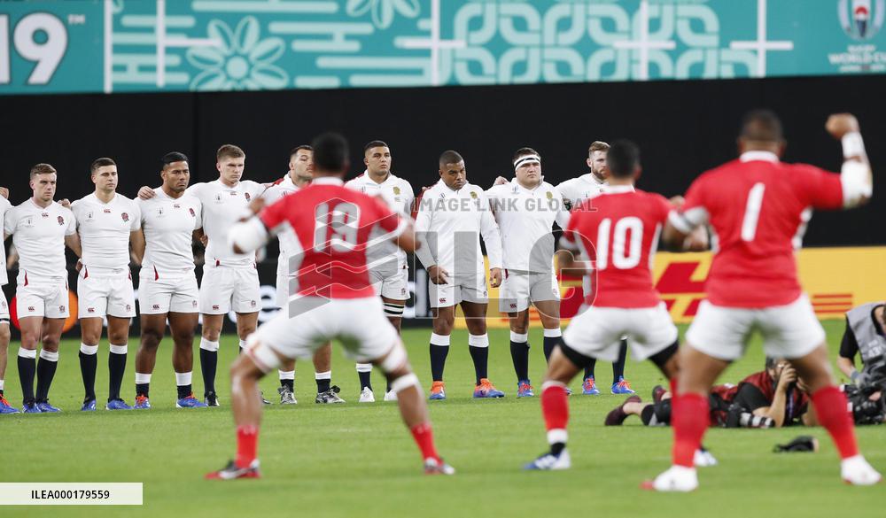 Rugby World Cup in Japan: England v Tonga