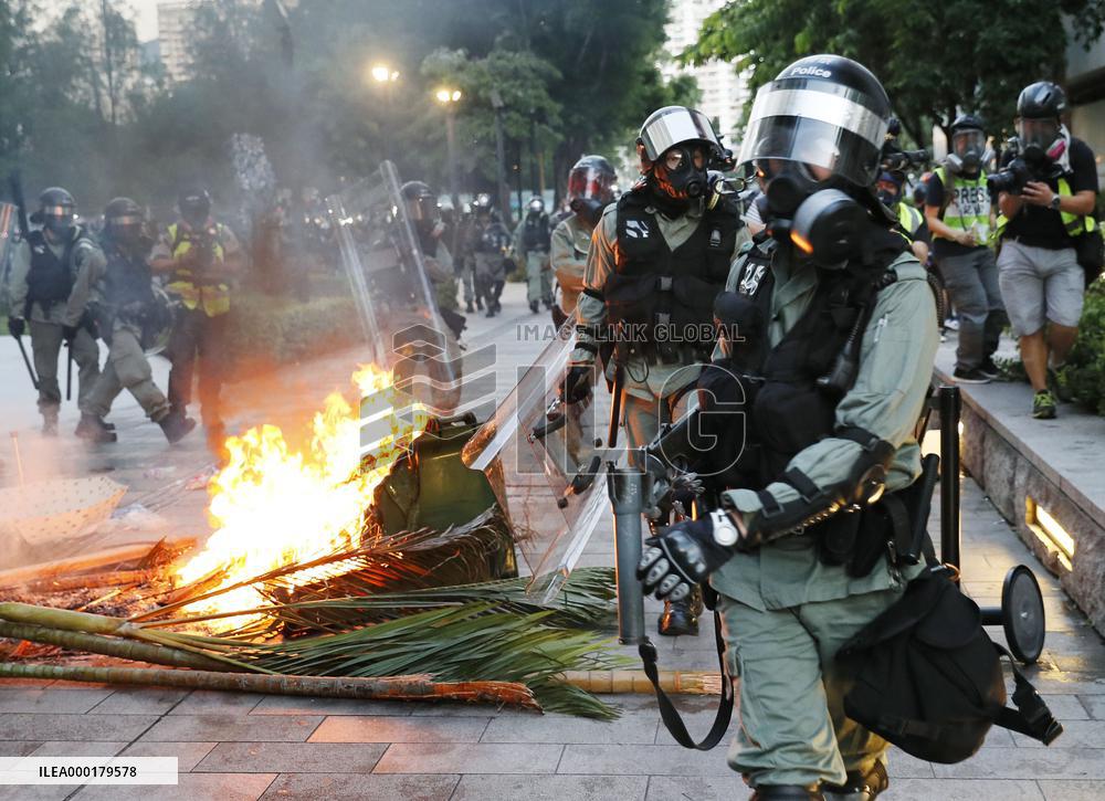 Anti-government protest in Hong Kong