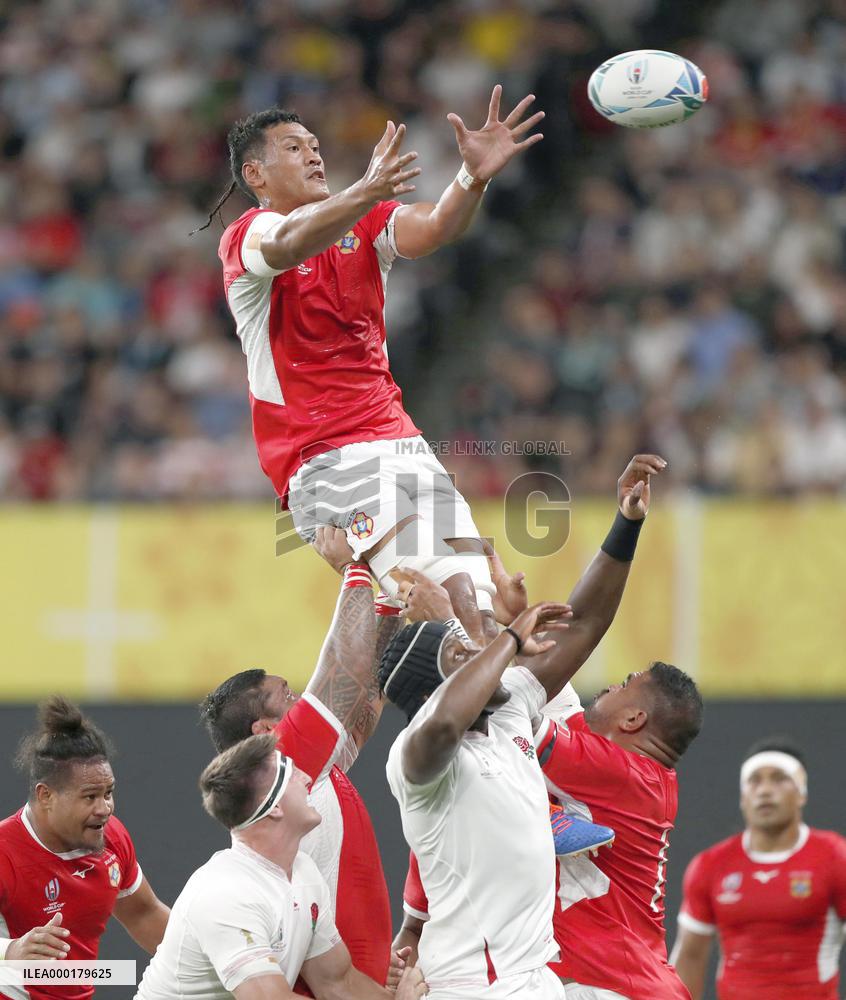 Rugby World Cup in Japan: England v Tonga