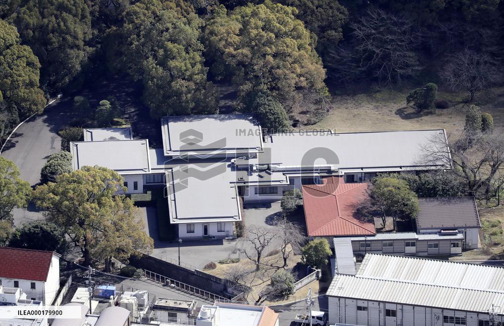 New house of ex-Japanese emperor, empress