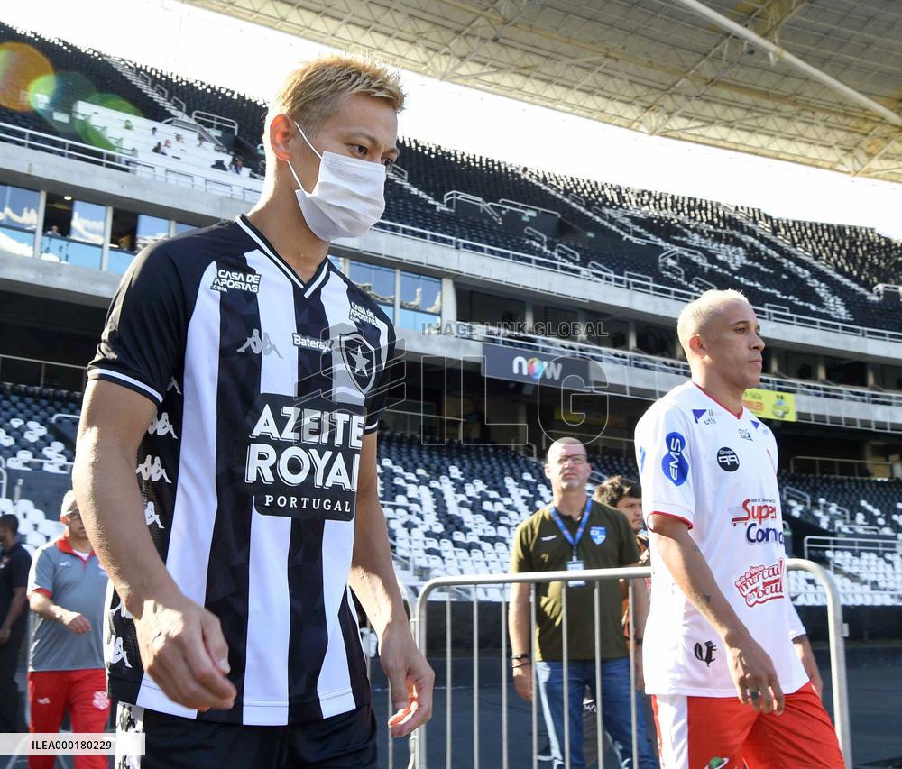Football: Keisuke Honda's debut for Botafogo