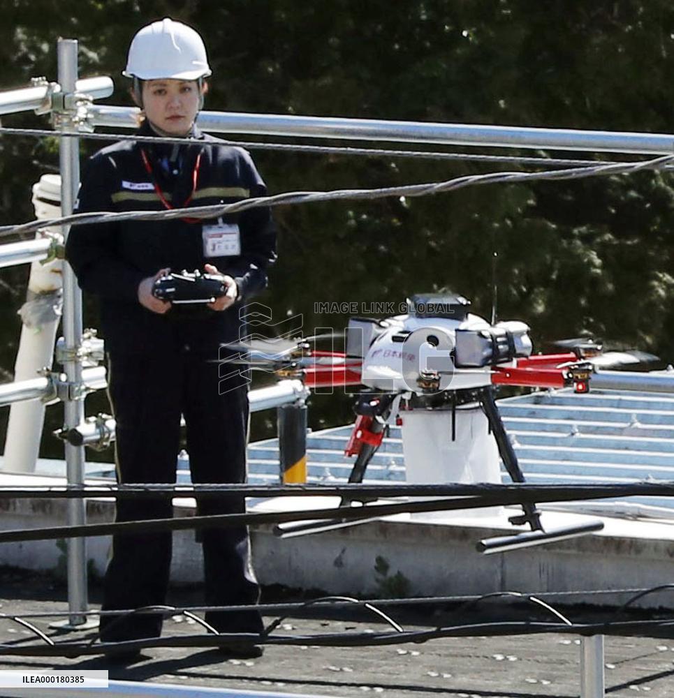 Drone mail delivery in Japan