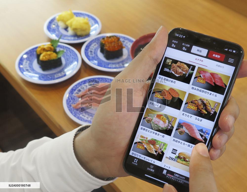 Conveyor-belt sushi