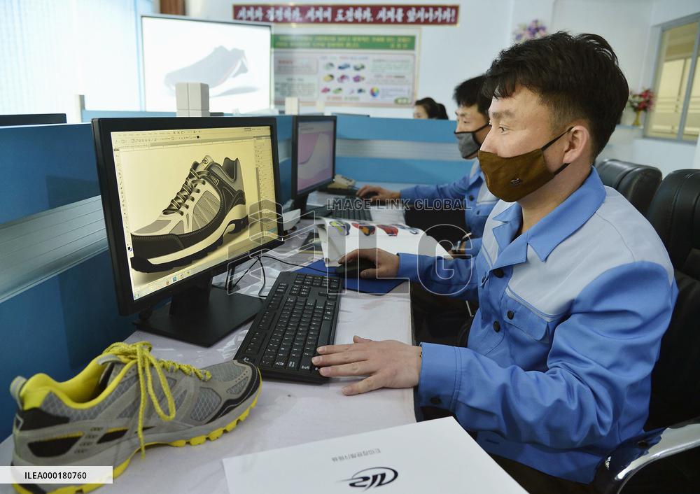 North Korea-made shoes