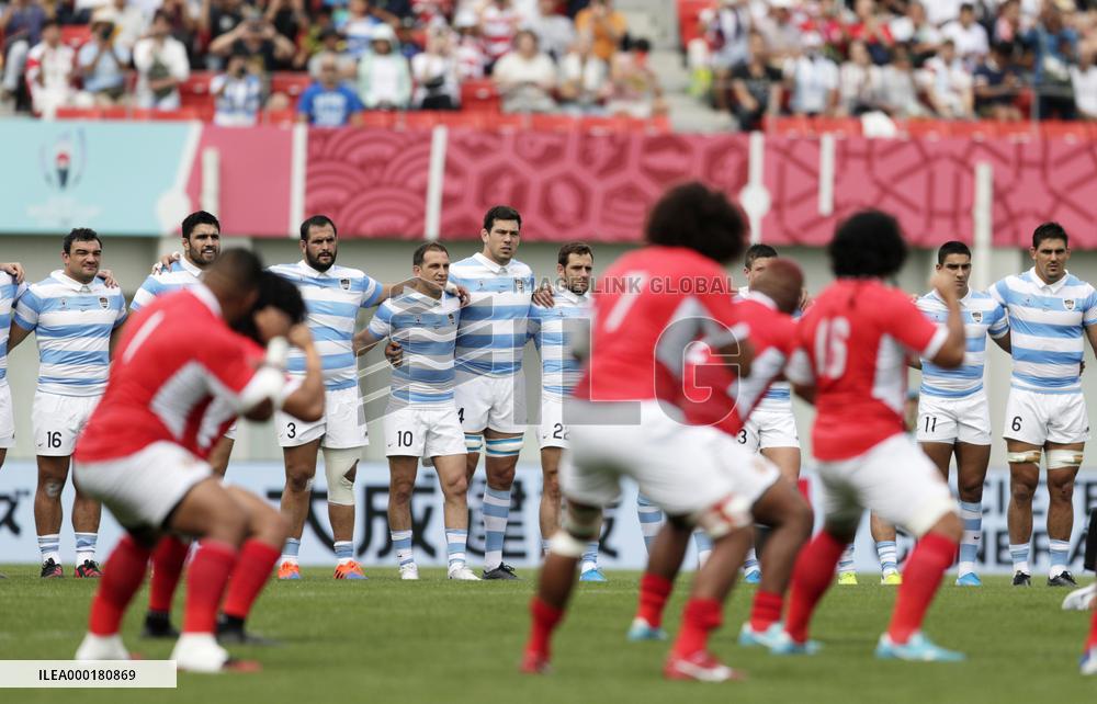 Rugby World Cup in Japan: Argentina v Tonga