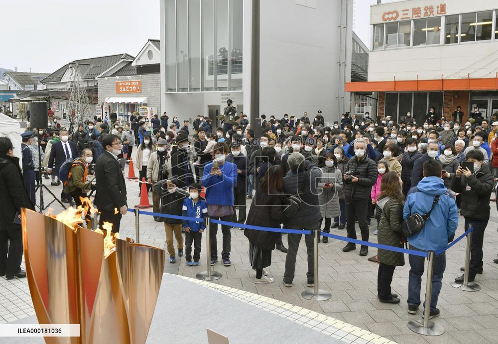 Olympic torch in Japan