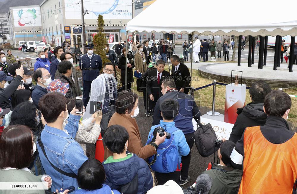 Olympic torch in Japan