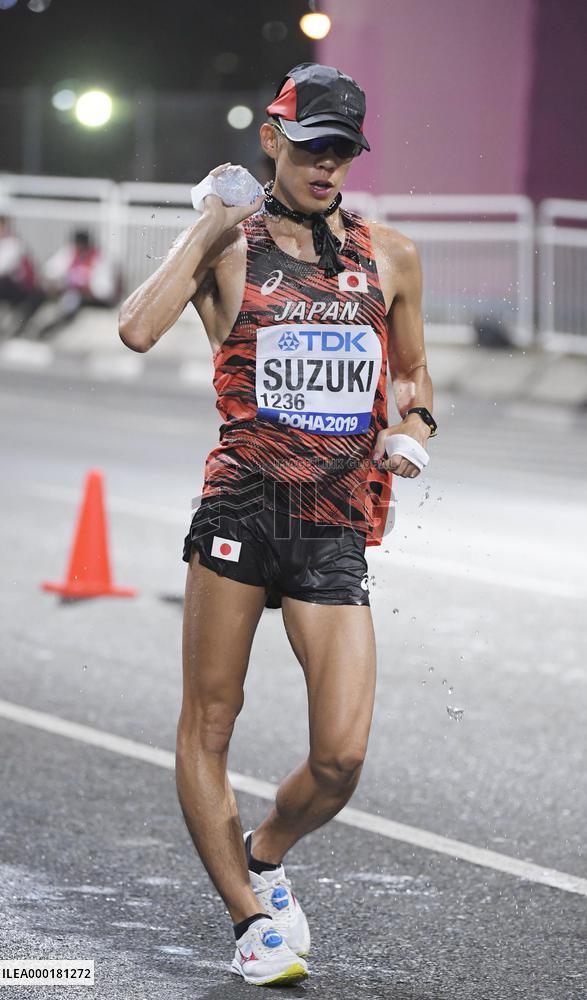 Athletics: Suzuki wins Japan's 1st race walk world title