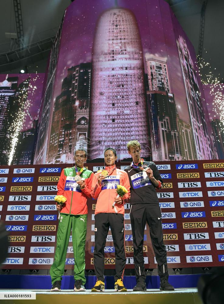 Athletics: Suzuki wins Japan's 1st race walk world title
