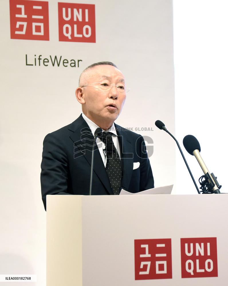 Fast Retailing CEO Yanai in India