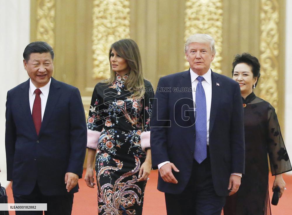 U.S., Chinese presidents, wives