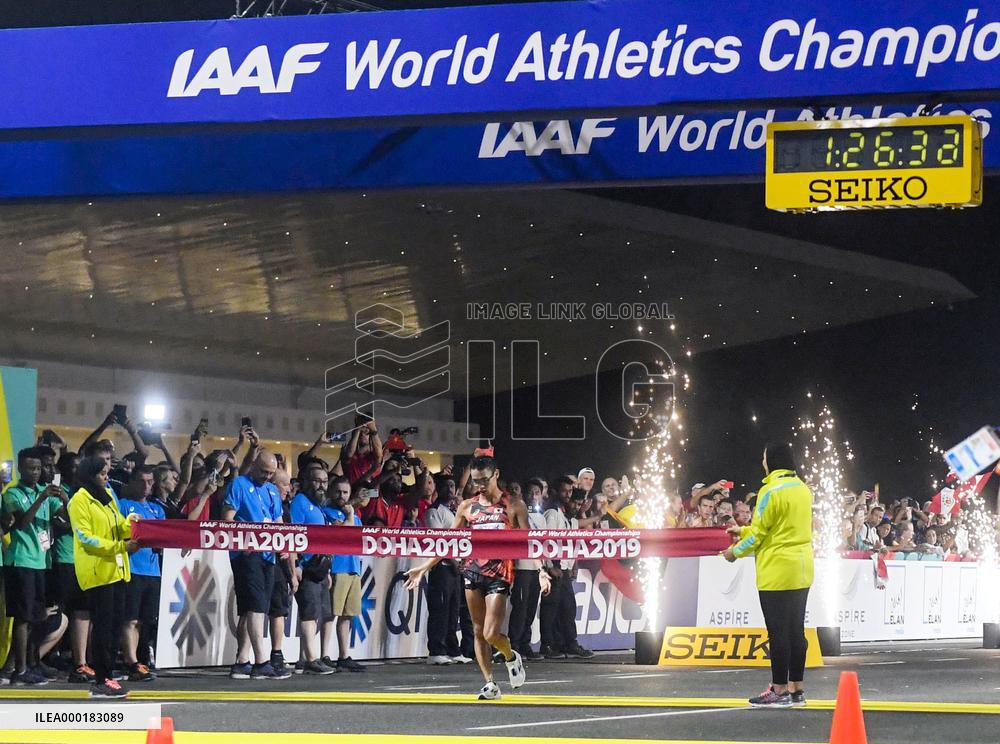 Athletics: Yamanishi wins 20-km race walk at worlds