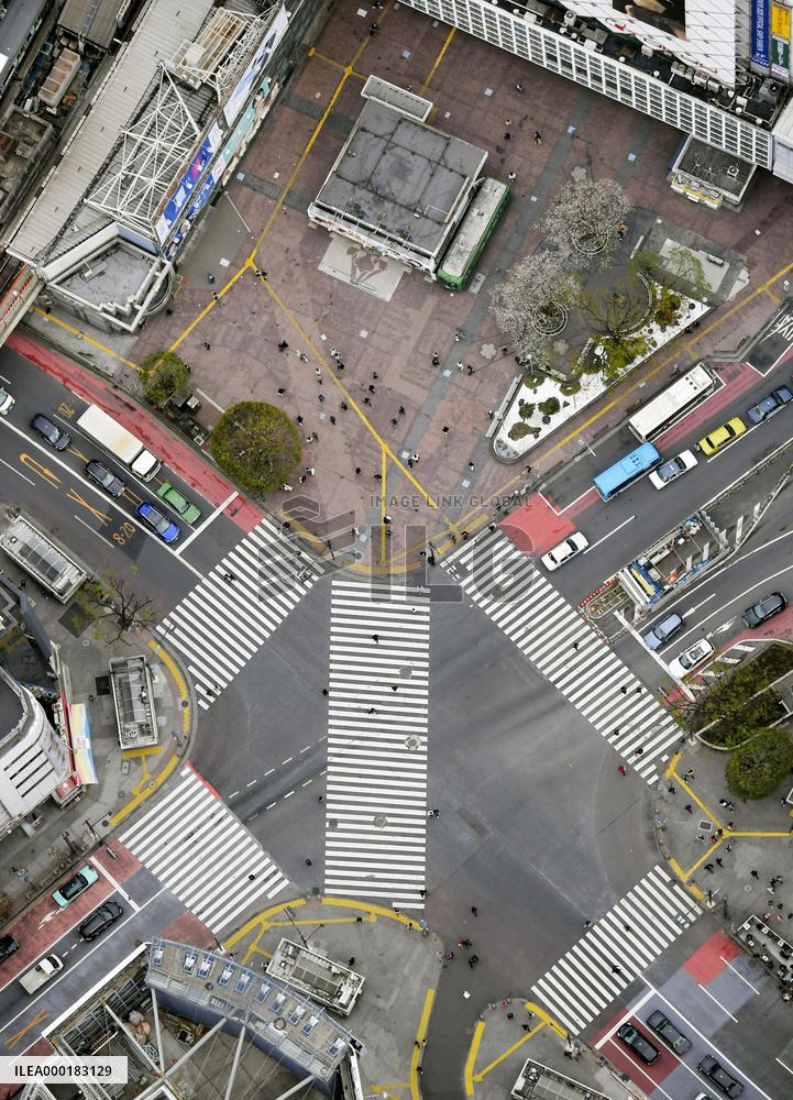 Tokyo after stay-at-home request