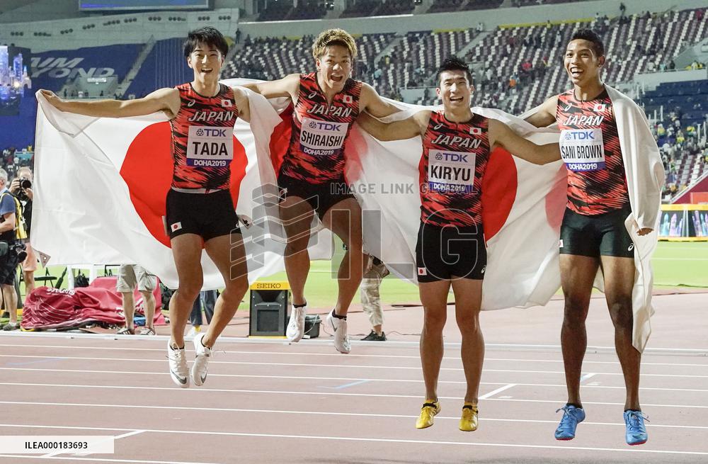 Athletics: Men's 4x100-meter relay at worlds