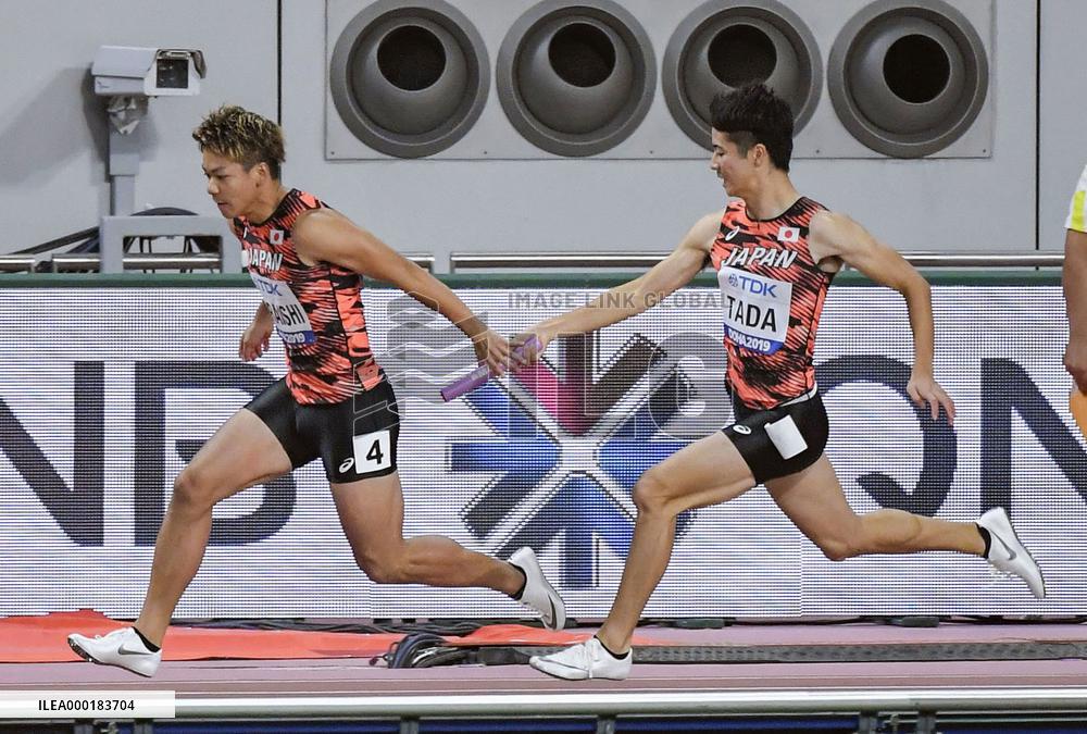 Athletics: Men's 4x100-meter relay at worlds