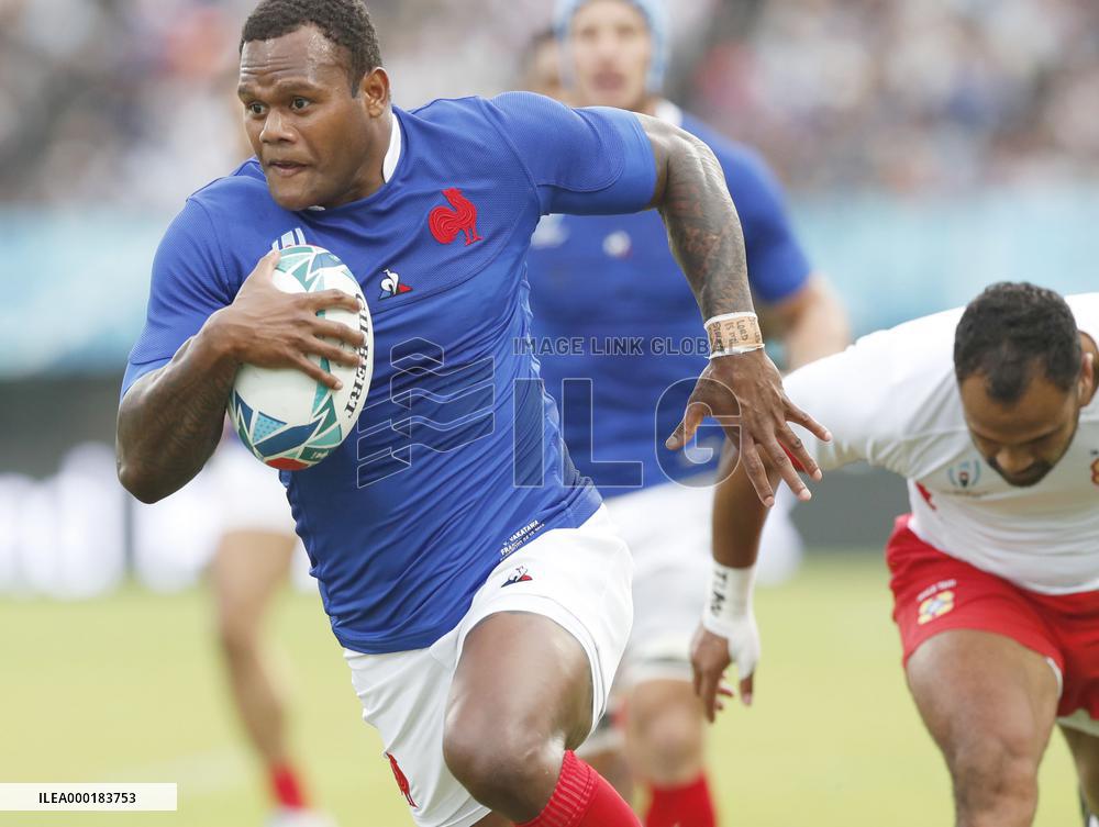 Rugby World Cup in Japan: France v Tonga