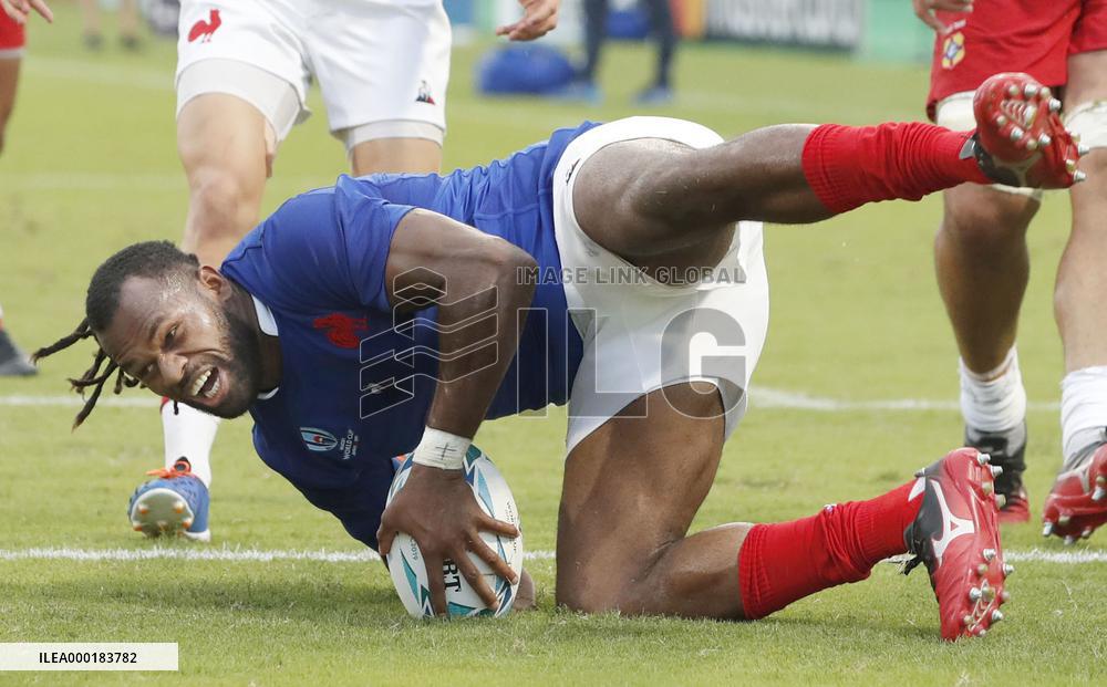 Rugby World Cup in Japan: France v Tonga
