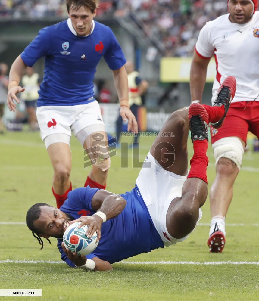 Rugby World Cup in Japan: France v Tonga