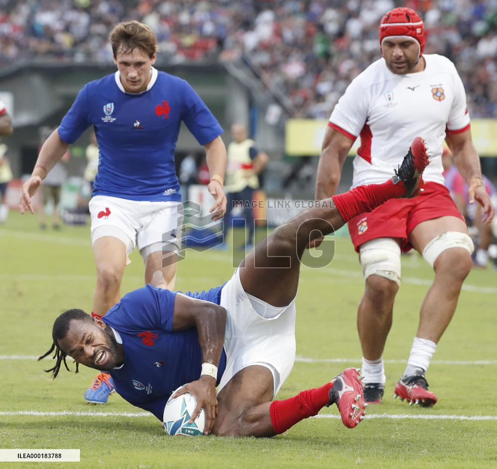 Rugby World Cup in Japan: France v Tonga