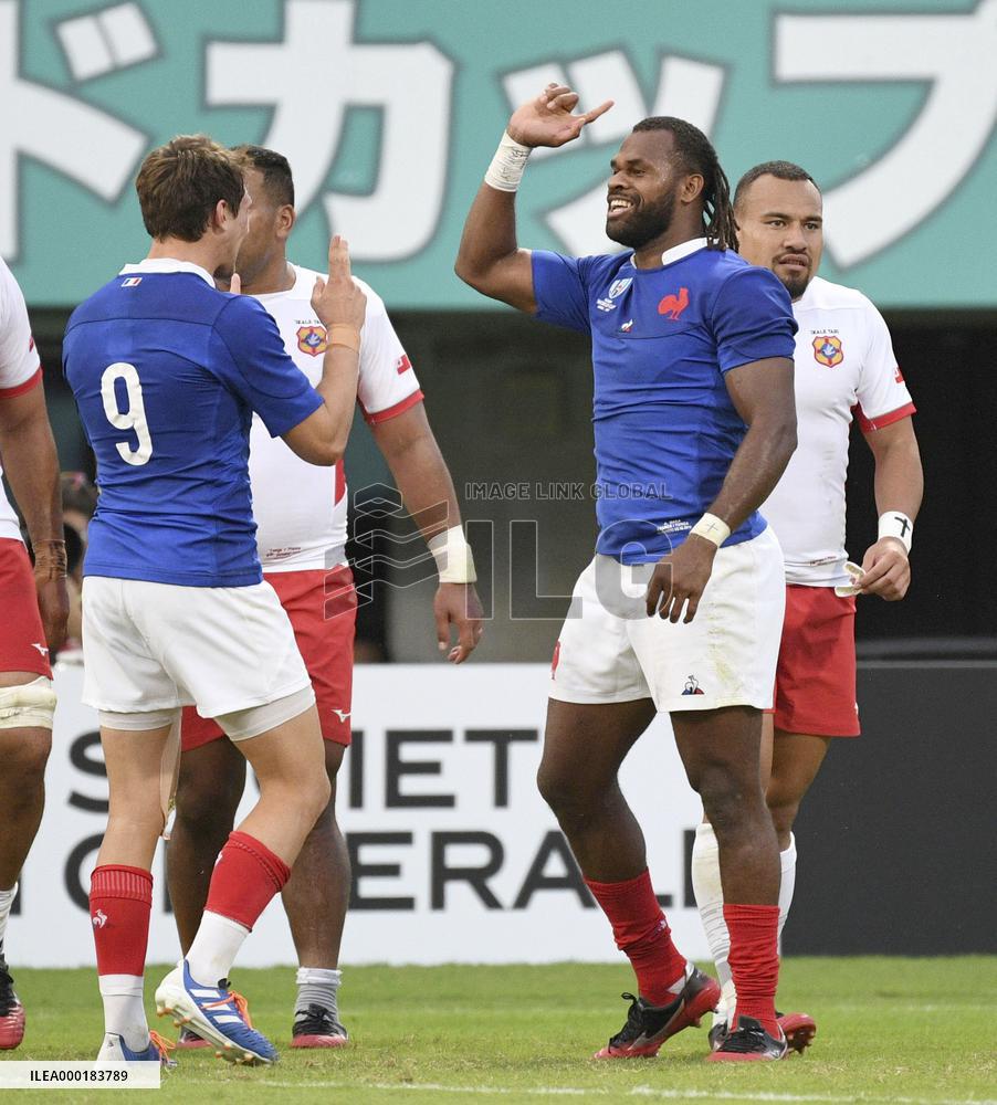 Rugby World Cup in Japan: France v Tonga