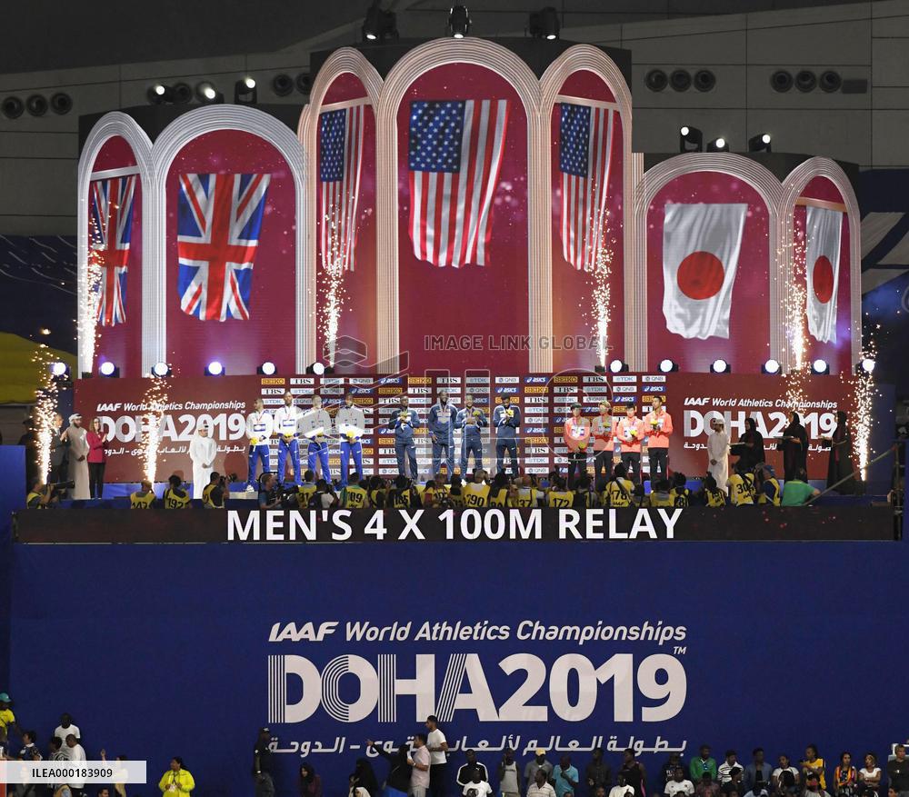 Athletics: Men's 4x100-meter relay at worlds