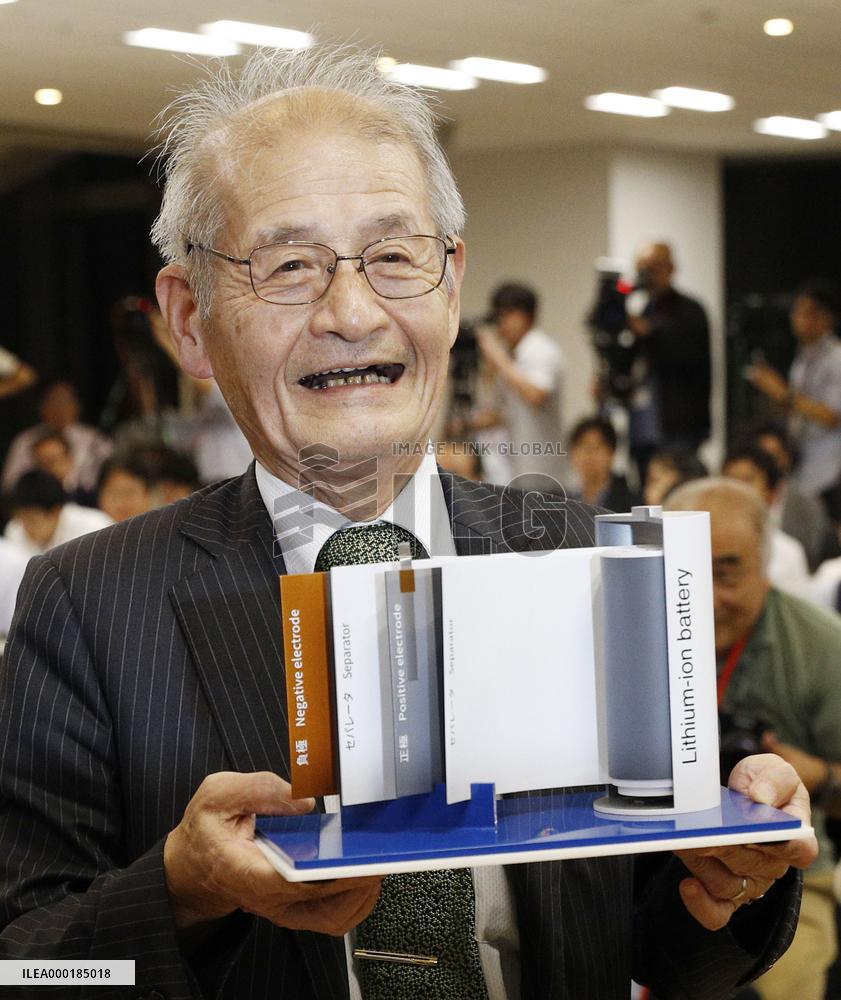 Nobel Prize in chemistry winner Yoshino