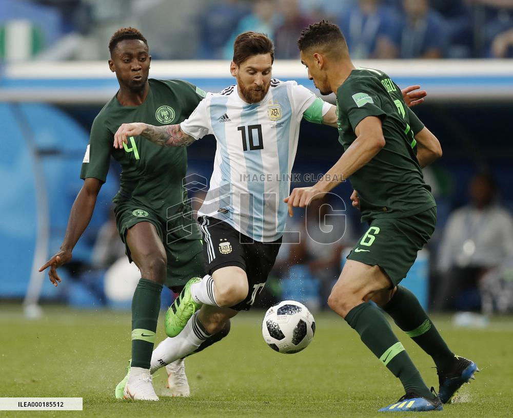 Football: Lionel Messi at 2018 World Cup