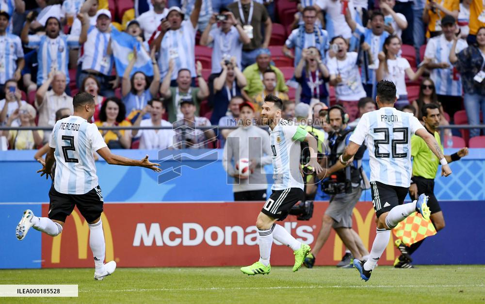 Football: Lionel Messi at 2018 World Cup