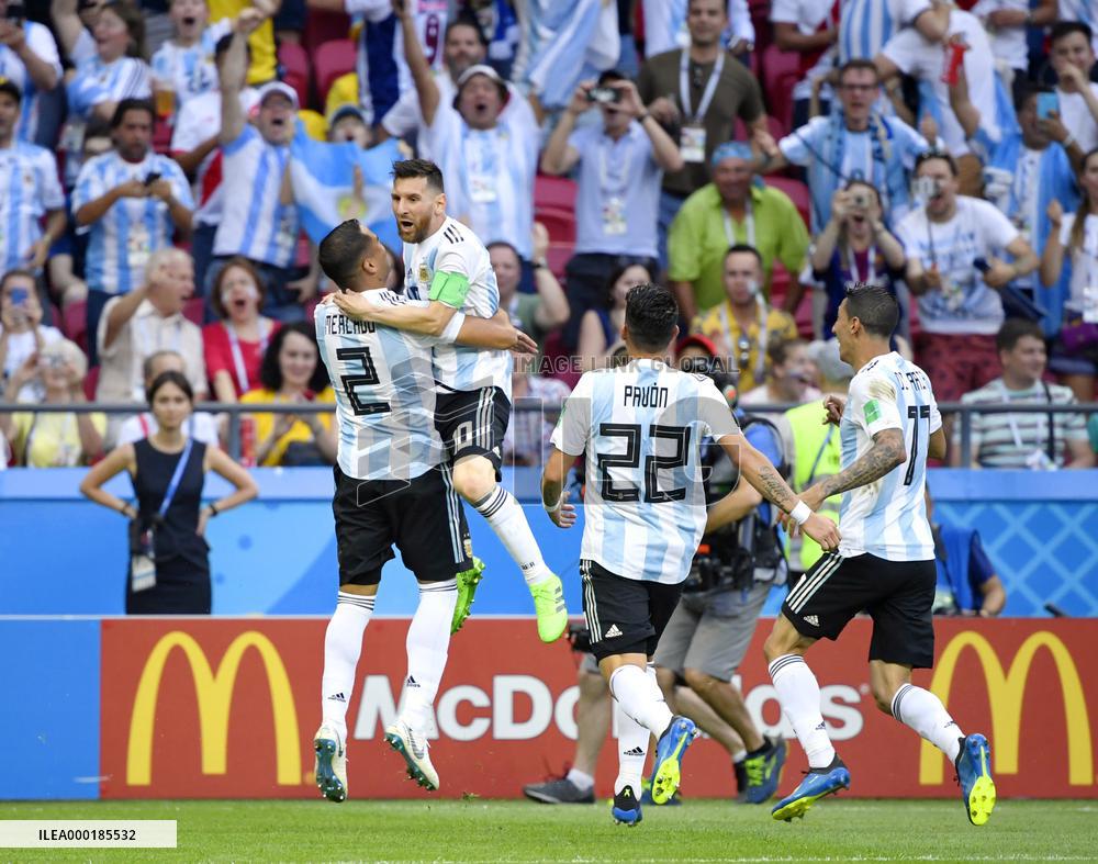 Football: Lionel Messi at 2018 World Cup