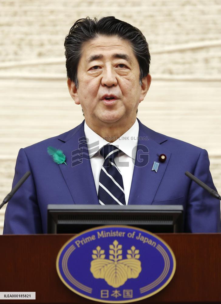 Japan PM Abe on coronavirus situation