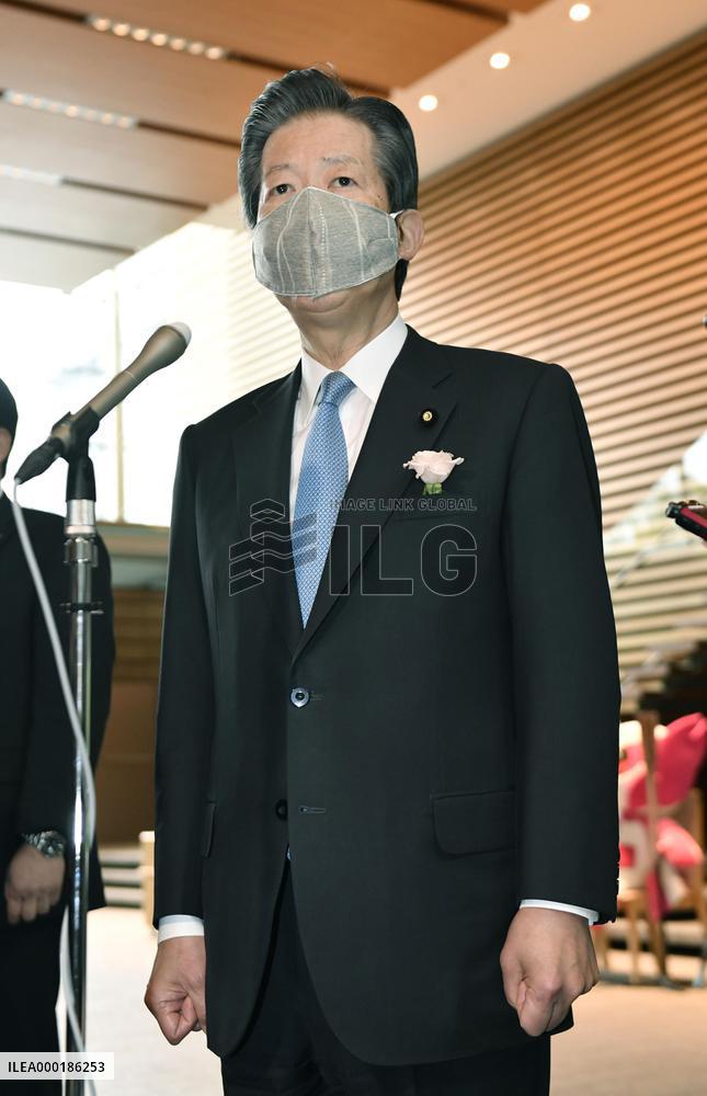 Komeito leader Yamaguchi