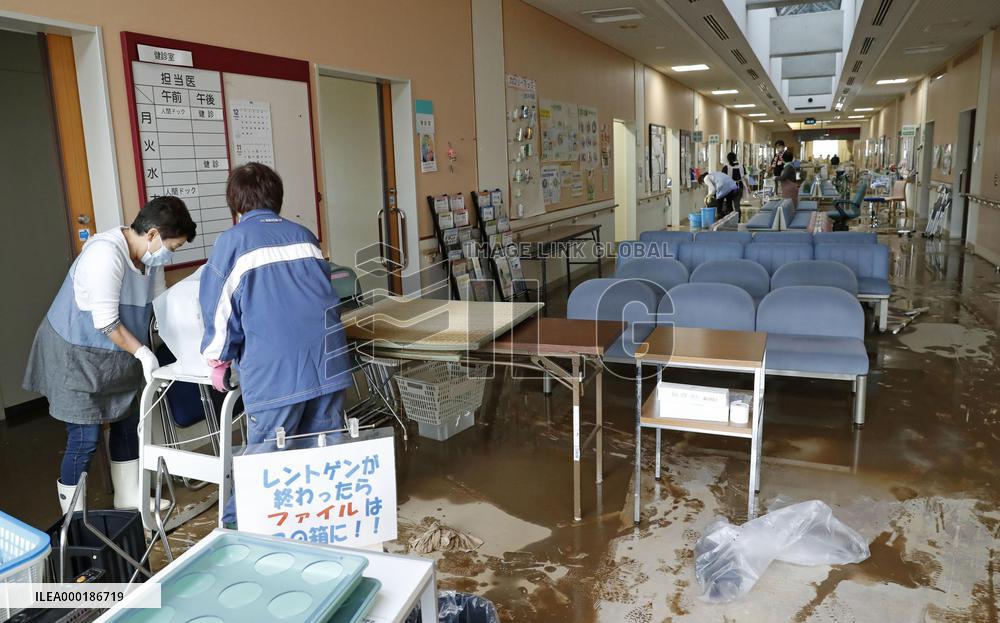 Aftermath of Typhoon Hagibis in Japan