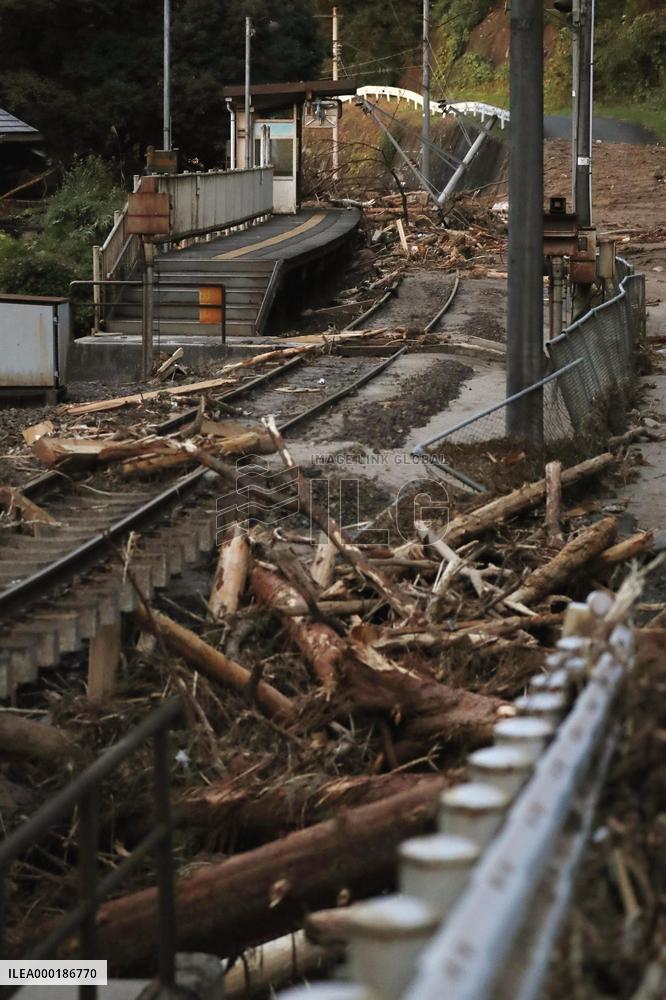 Aftermath of Typhoon Hagibis in Japan