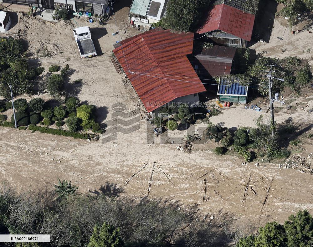 Aftermath of Typhoon Hagibis in Japan