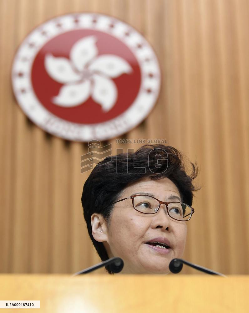 Hong Kong leader Lam