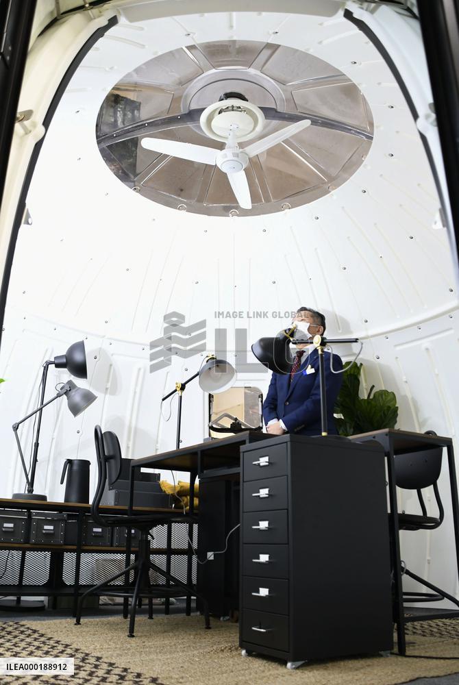 Dome houses in coronavirus crisis