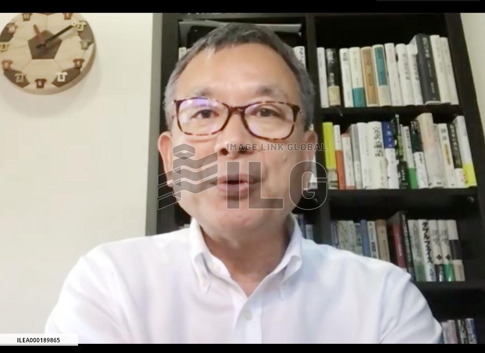 Video conference by NPB, J-League