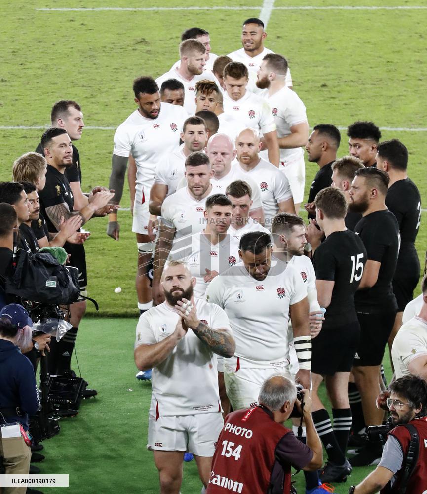 Rugby World Cup in Japan: England v New Zealand