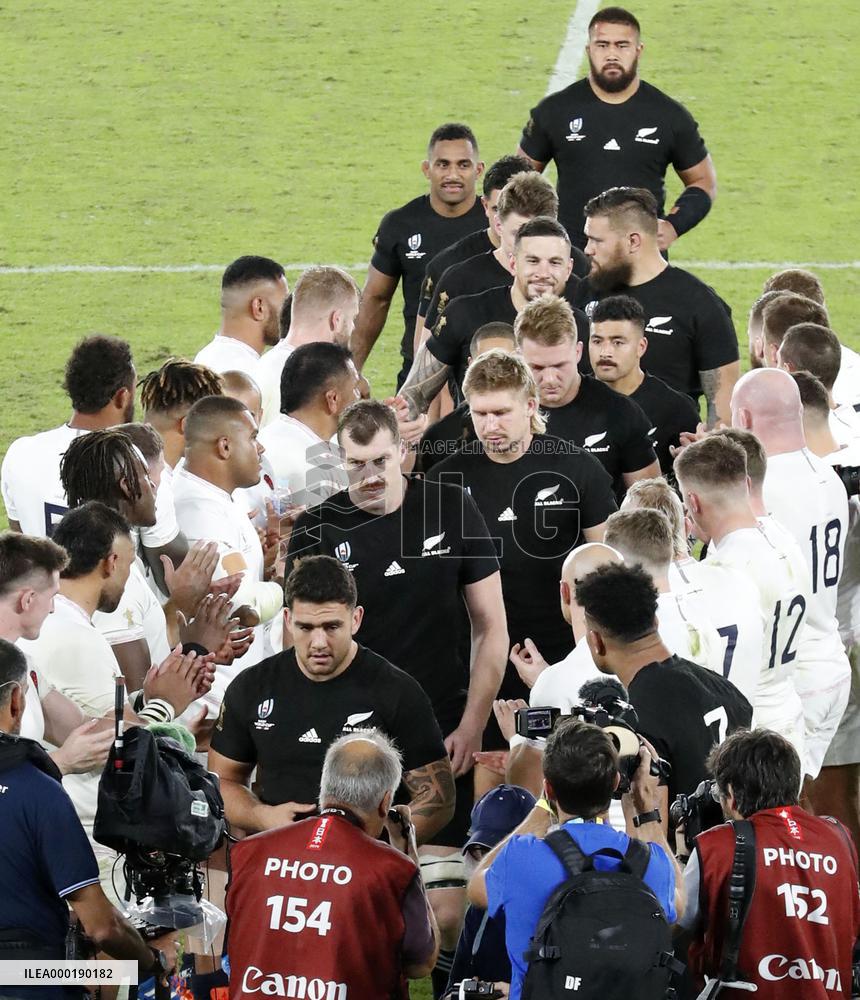 Rugby World Cup in Japan: England v New Zealand