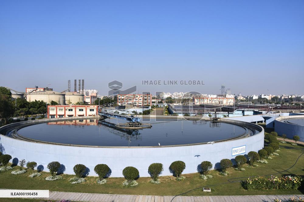 Water purification plant in India