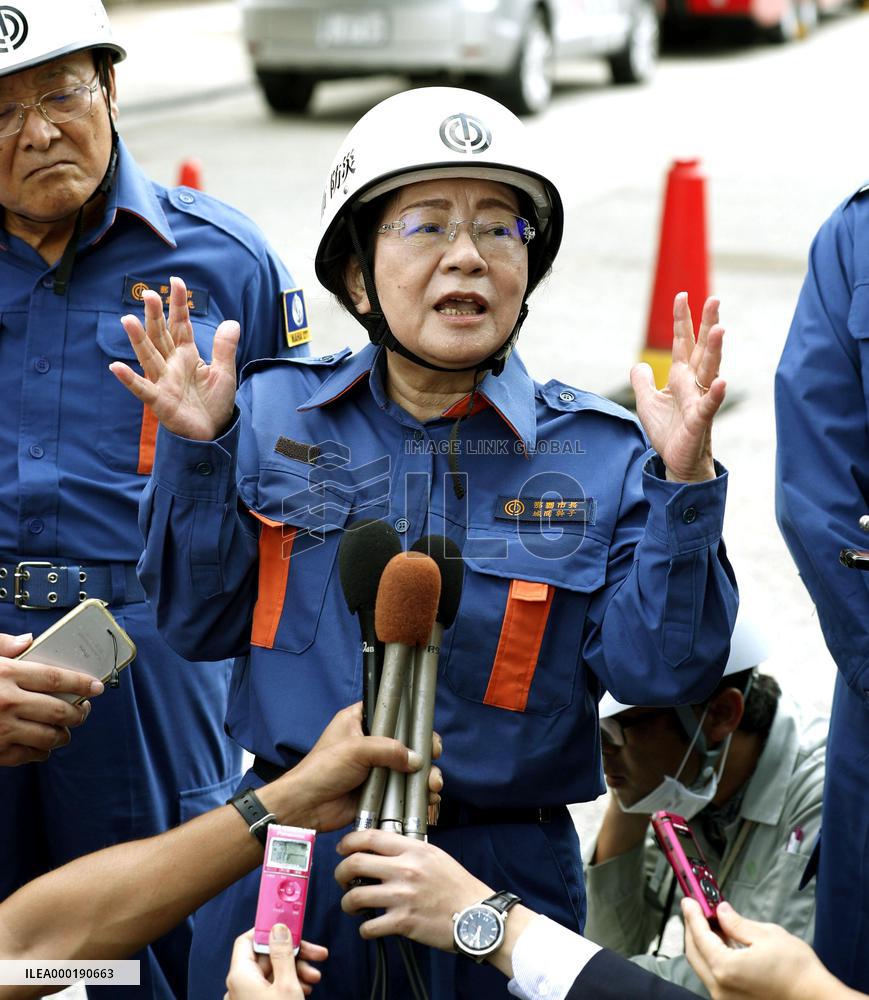 Fire at World Heritage castle in Okinawa