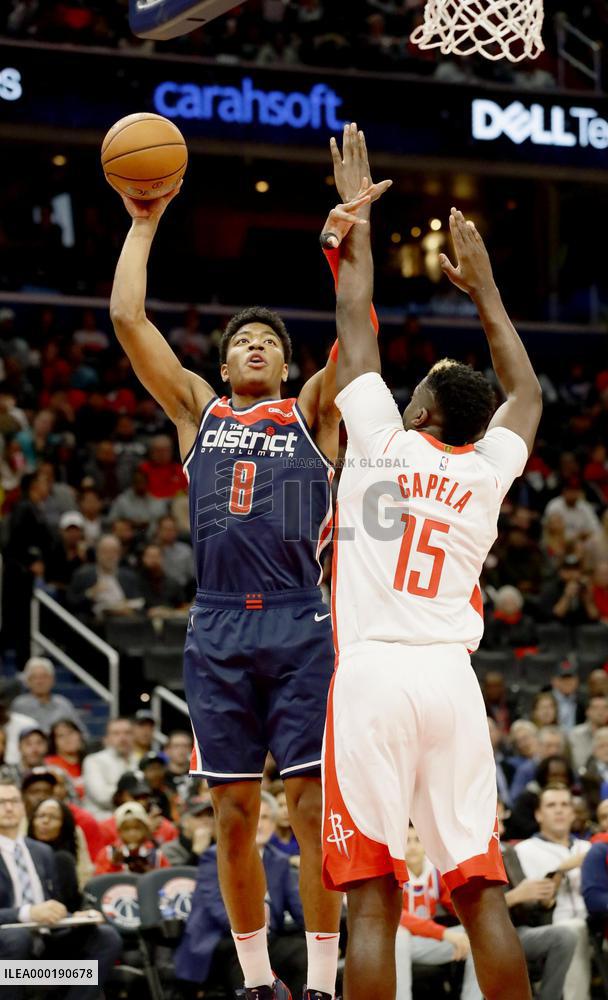Basketball: Wizards-Rockets NBA game