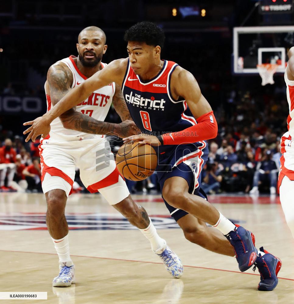 Basketball: Wizards-Rockets NBA game