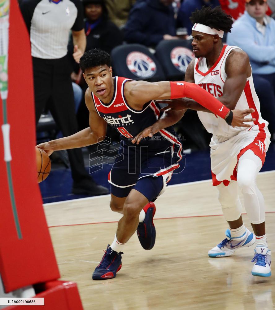 Basketball: Wizards-Rockets NBA game
