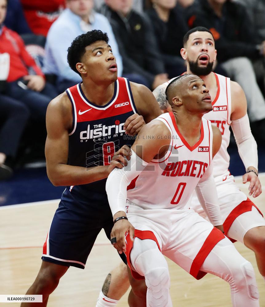 Basketball: Wizards-Rockets NBA game