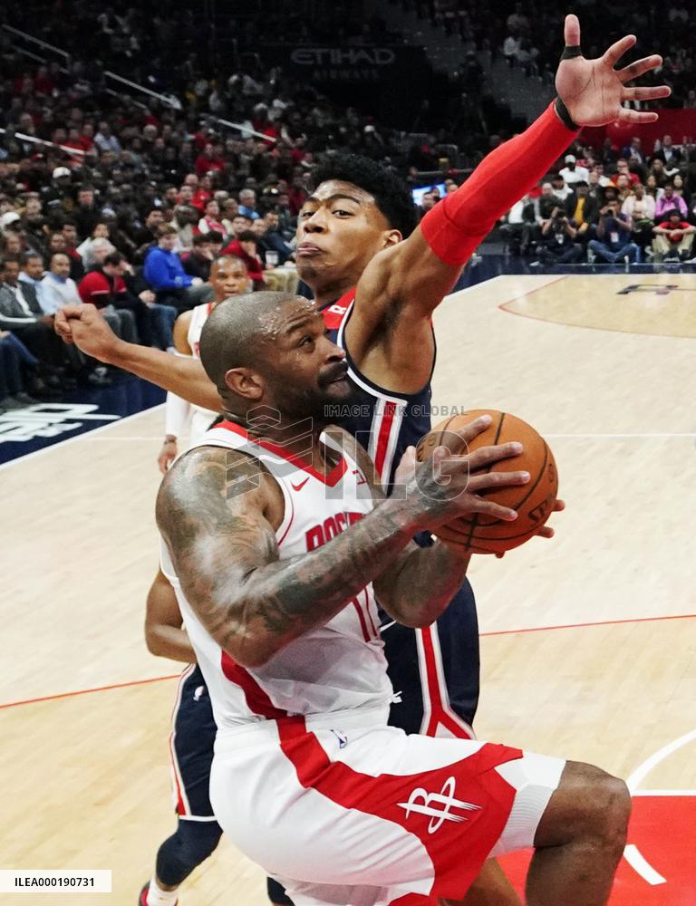 Basketball: Wizards-Rockets NBA game