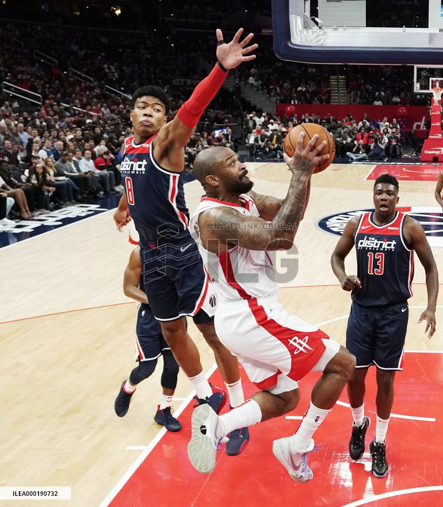 Basketball: Wizards-Rockets NBA game